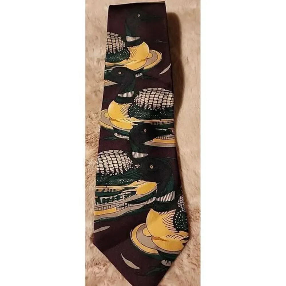 Mallard Duck Neck Tie Environmental Accessory Exchange by Harken Wildlife‎ Fed
